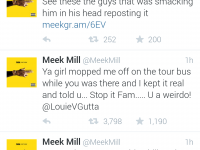 MEEK MILL and his “EX” FRIEND LOUIE V GUTTA argue about SUMMER JAM CHAIN SNATCHING!!!